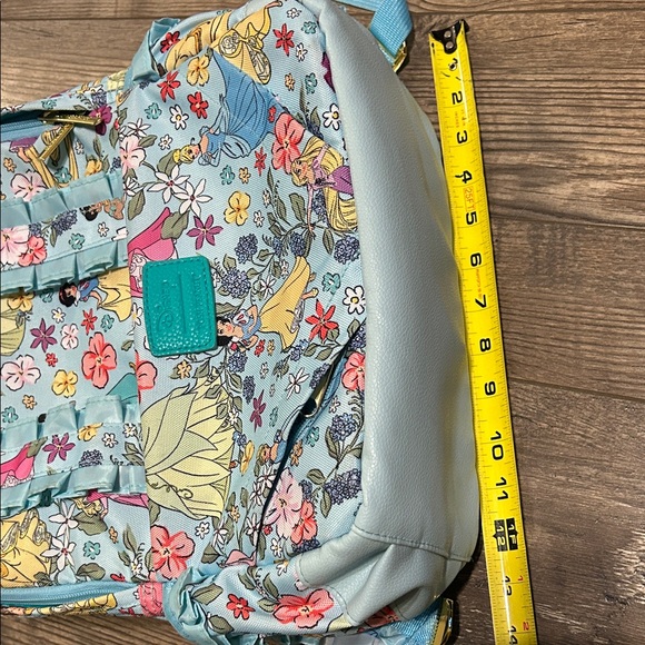 Posh Peanut Disney Princess Floral Blue Kids Backpack - Picture 12 of 12